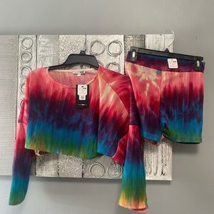 Nothing But Cuddles Short Set - Pink/combo